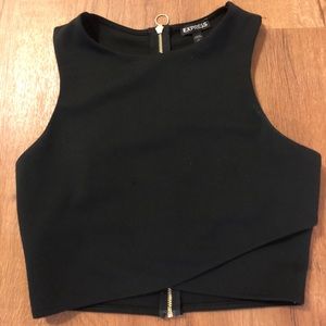 Black Crop Top